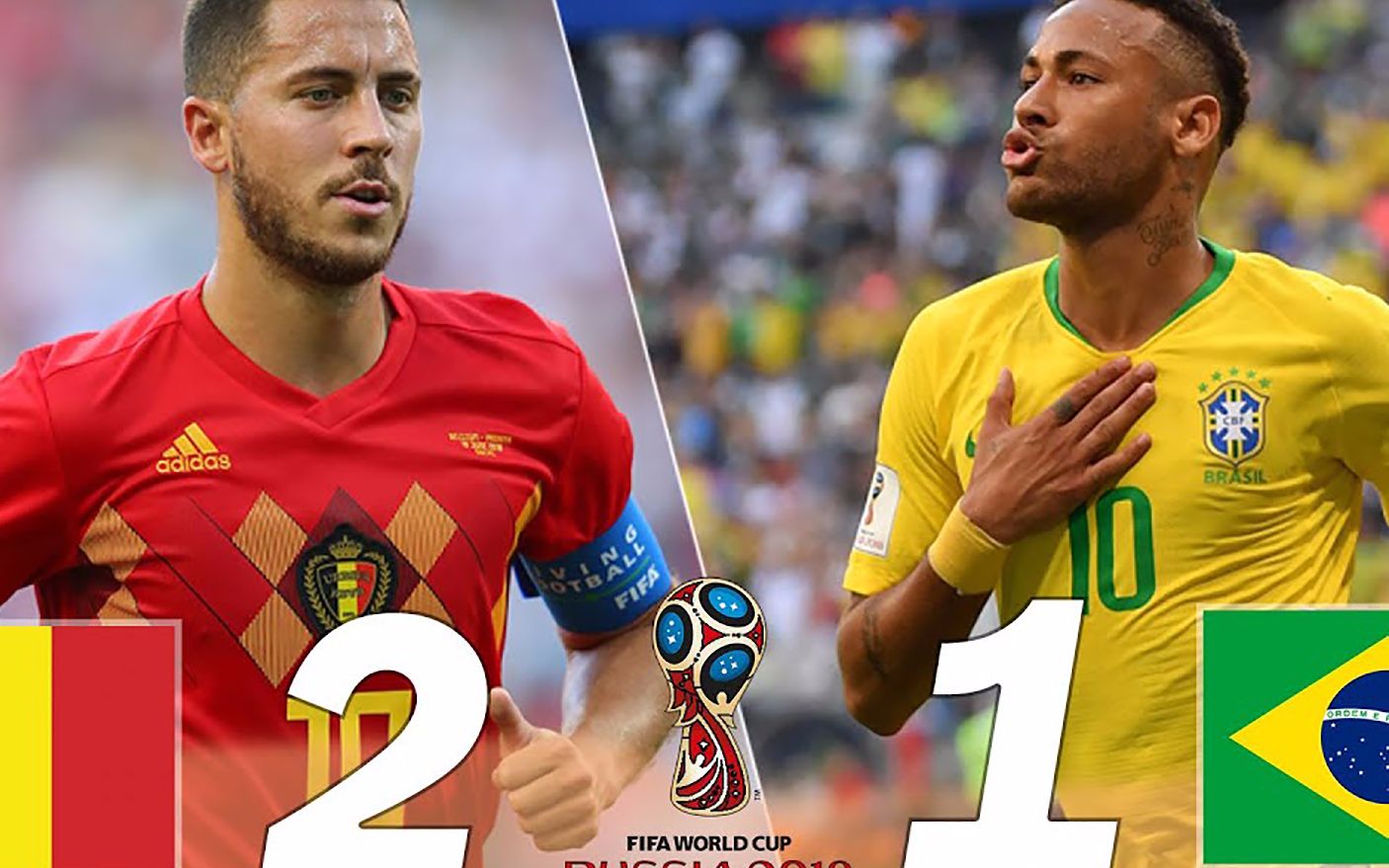 美国碾压比利时，内马尔统治全场